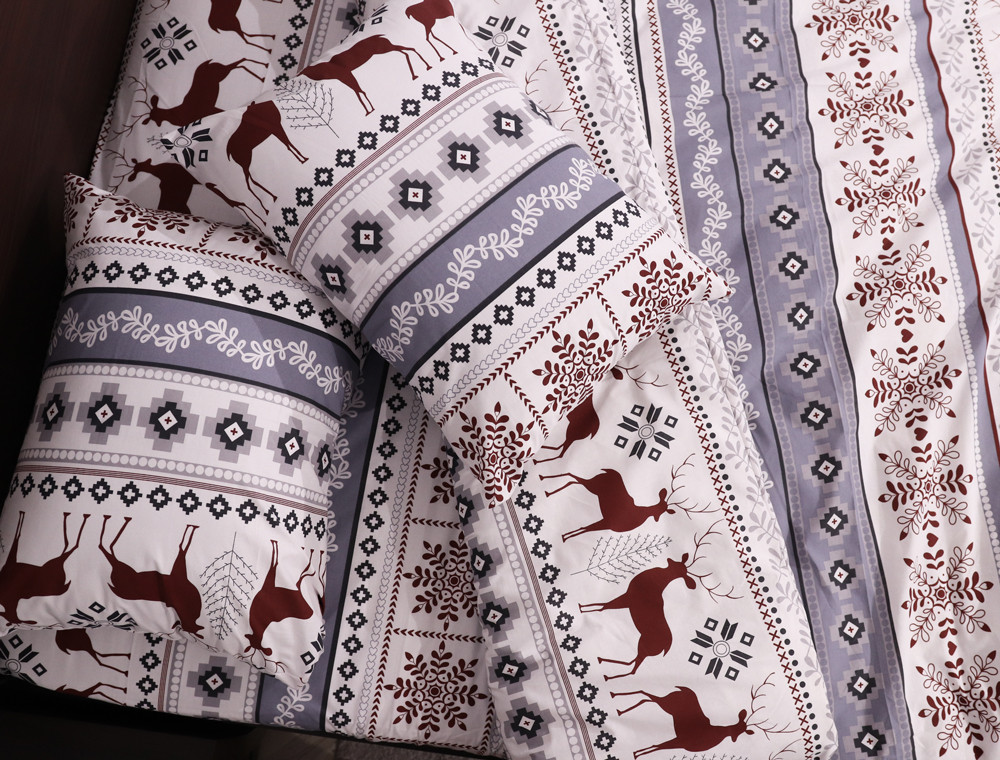 Євро-максі набір постільної білизни 200*220 із Бязі "Gold" №151632 Черешенька™