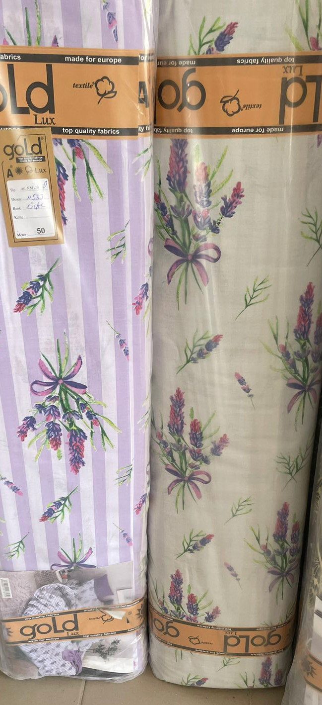 Тканина для постільної білизни Бязь "Gold" Lux GL6001 (A+B) - (50м+50м)