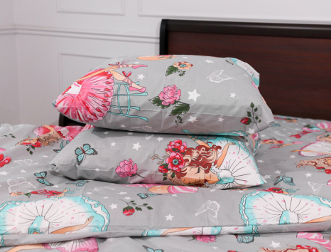 Двуспальный набор постельного белья 180*220 из Бязи "Gold" №161196 Черешенка™