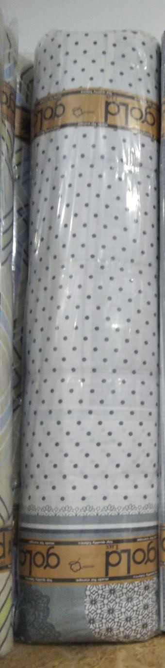 Ткань для постельного белья Бязь "Gold" Lux GL3625grey