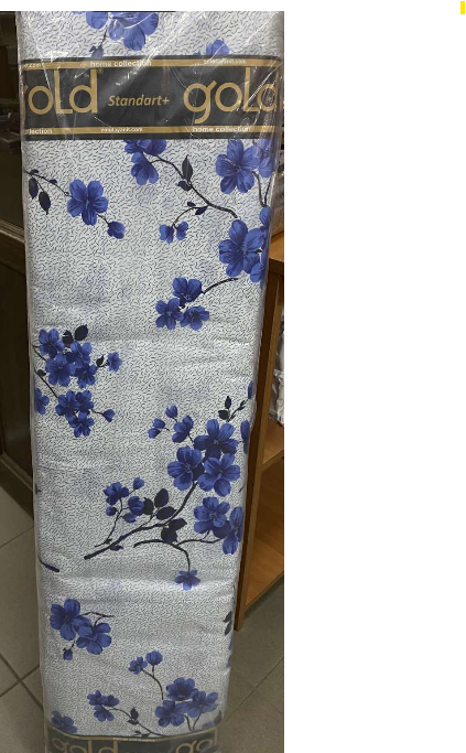 Тканина для постільної білизни Бязь "Gold" Lux "Вишневий колір (синій)" GL3075blue.