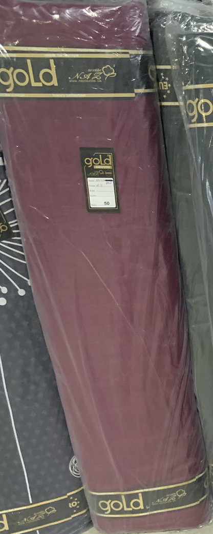 Тканина для постільної білизни Бязь "Gold" Lux однотонна GLA-71 (50м)