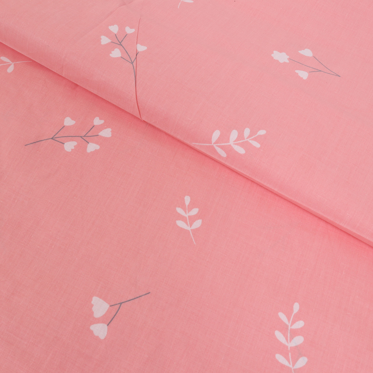 Тканина для постільної білизни Бязь "Gold" Lux "квітковий принт (дрібний)" GL1170 (A+B) - (50м+50м).