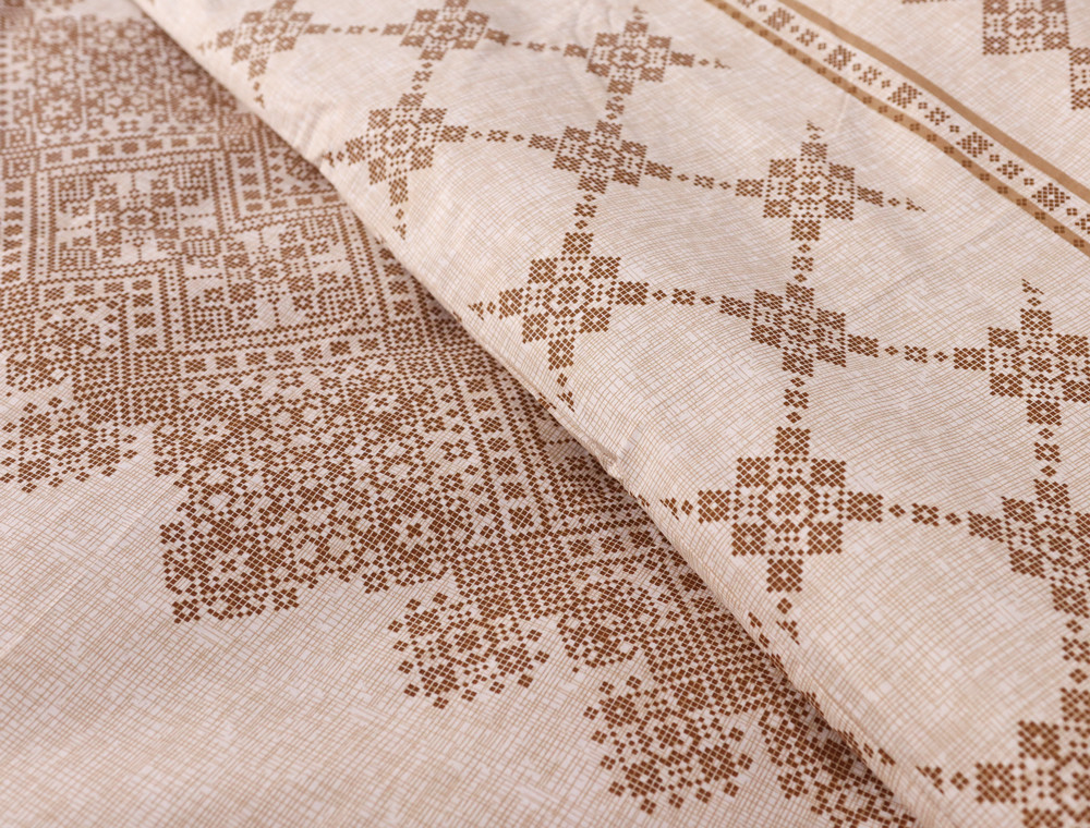 Полуторний набір постільної білизни 150*220 із Бязі "Gold" №15932 Черешенка™