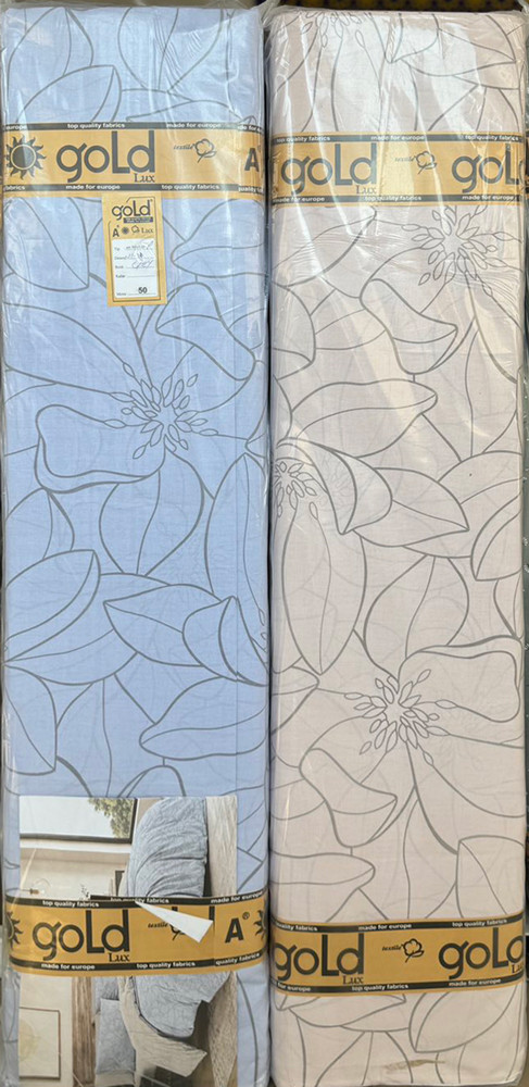 Тканина для постільної білизни Бязь "Gold" Lux GL10310 (A+B) - (50м+50м)