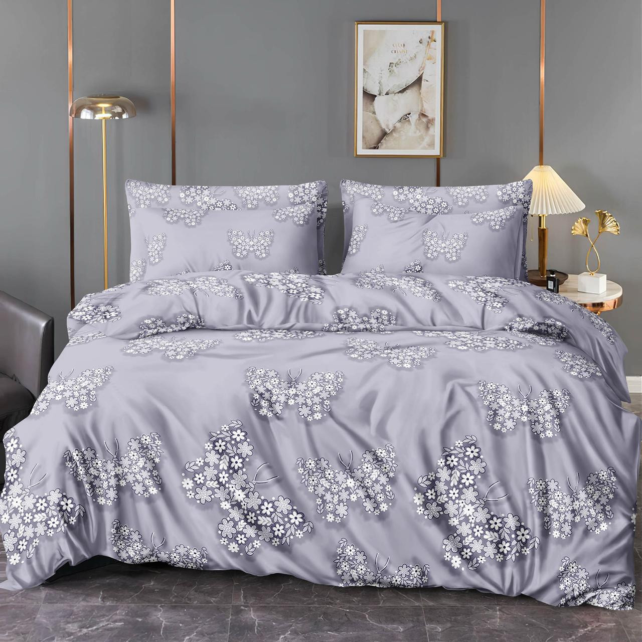 Ткань для постельного белья Бязь "Gold" Lux GL14993lilac