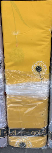 Тканина для постільної білизни Бязь "Gold" Lux GL8153yellow