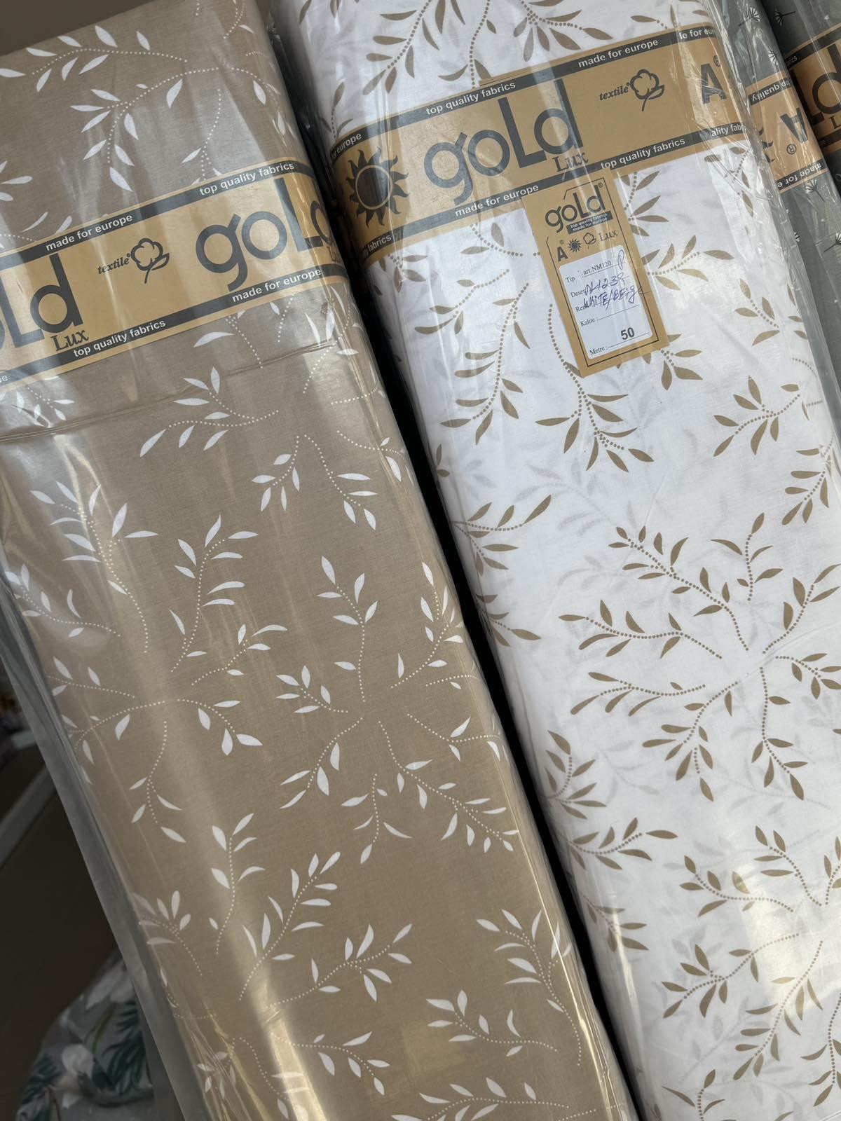 Тканина для постільної білизни Бязь "Gold" Lux GL12390 (A+B) - (50м+50м)