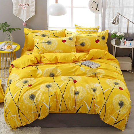 Ткань для постельного белья Бязь "Gold" Lux GL8153yellow