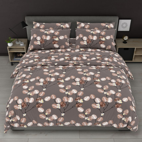 Ткань для постельного белья Бязь "Gold" Lux GL7943brown