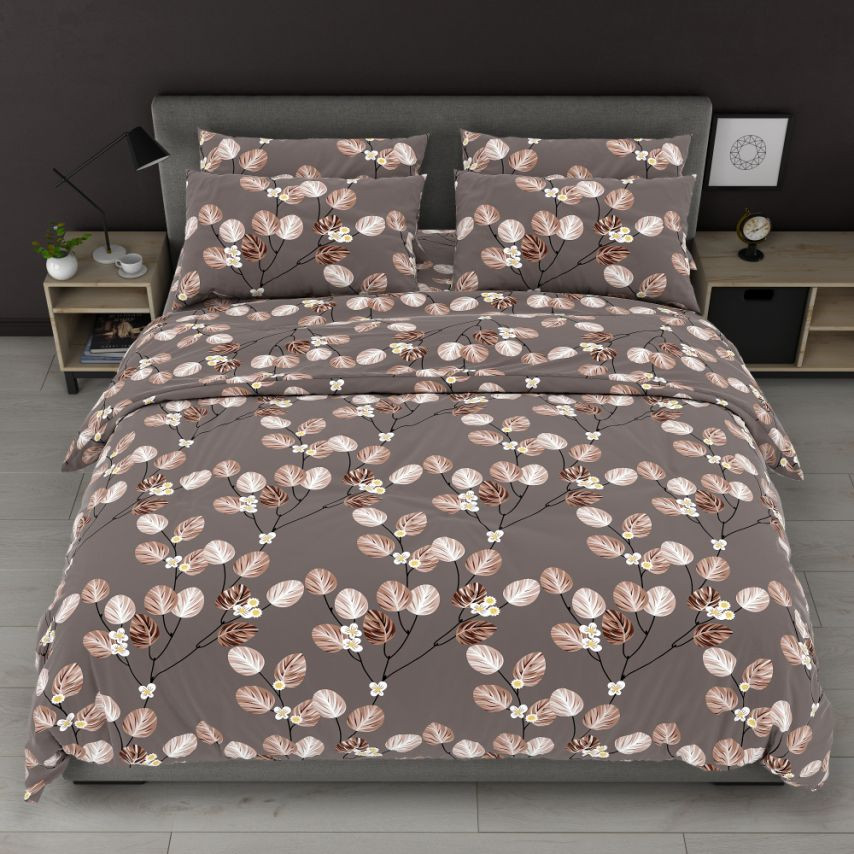 Ткань для постельного белья Бязь "Gold" Lux GL7943brown