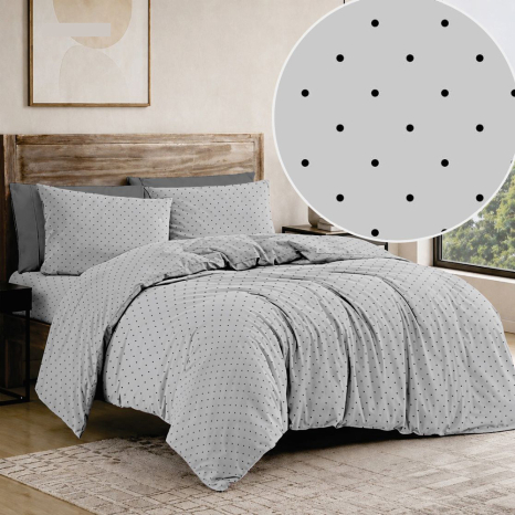 Тканина для постільної білизни Бязь "Gold" Lux GL12031grey