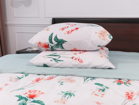Двоспальний набір постільної білизни 180*220 із Бязі "Gold" №158286АВ Черешенка™