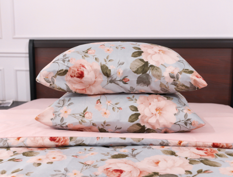 Двоспальний набір постільної білизни 180*220 із мікрофібри №202018АВ Черешенка™