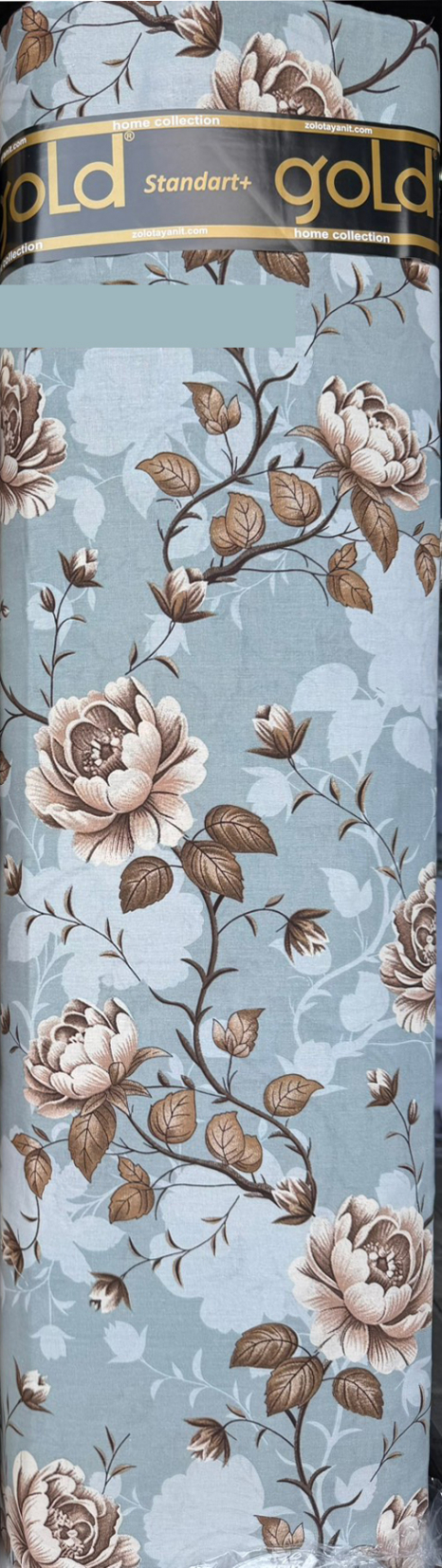 Ткань для постельного белья Бязь "Gold" Lux GL19550grey