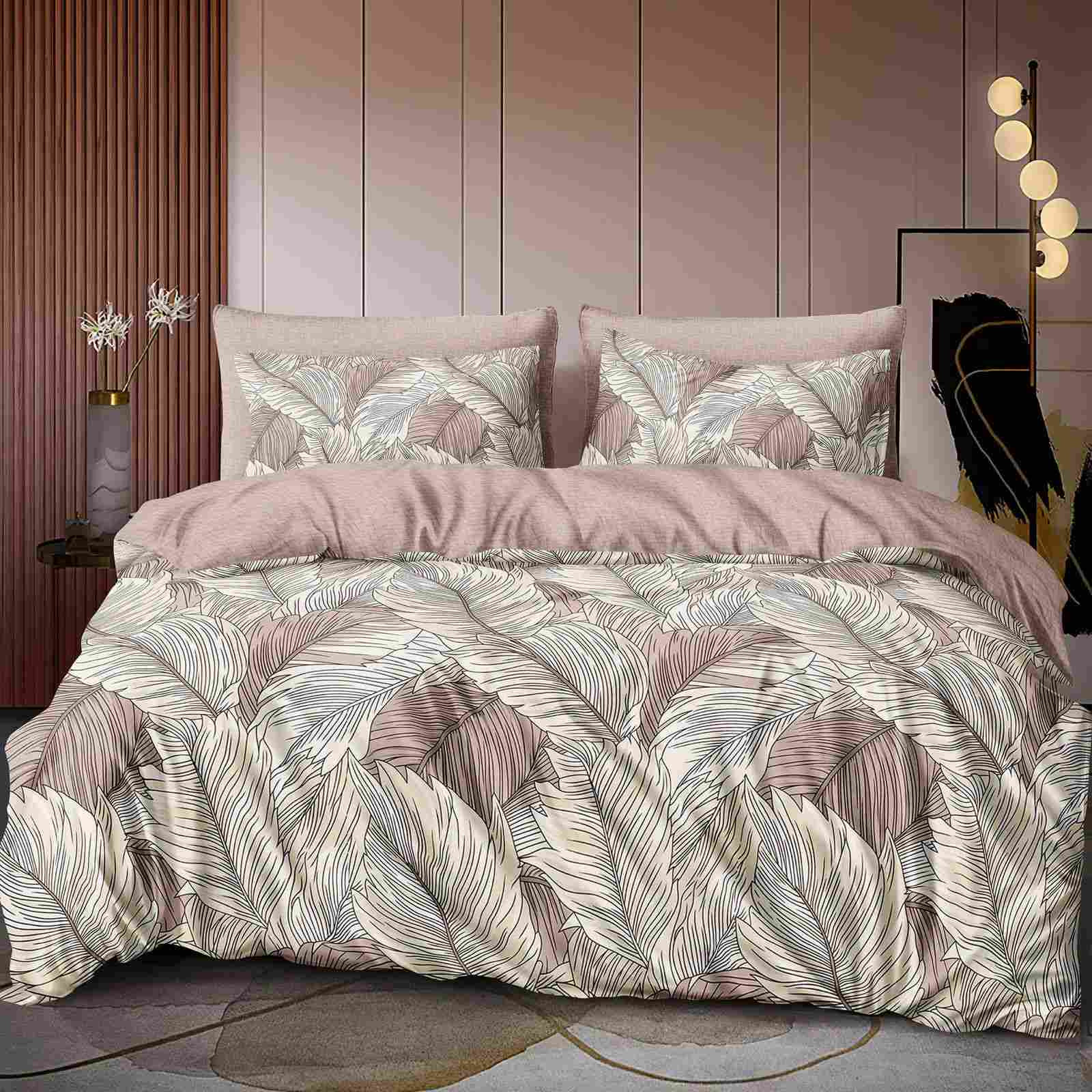 Тканина для постільної білизни Бязь "Gold" Lux GL50611ABbeige (A+B) - (50м+50м)