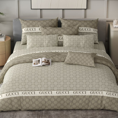 Ткань для постельного белья Бязь "Gold" Lux GL7899beige
