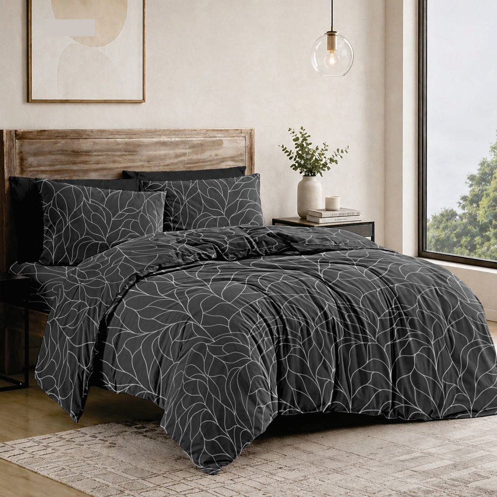 Тканина для постільної білизни Бязь "Gold" Lux GL12701grey