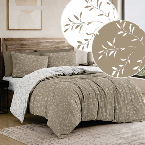 Тканина для постільної білизни Бязь "Gold" Lux GL12390 (A+B) - (50м+50м)